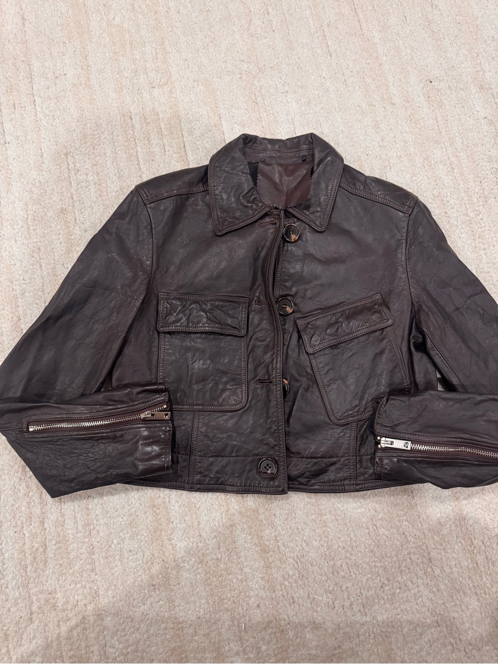 Brown Leather Jacket